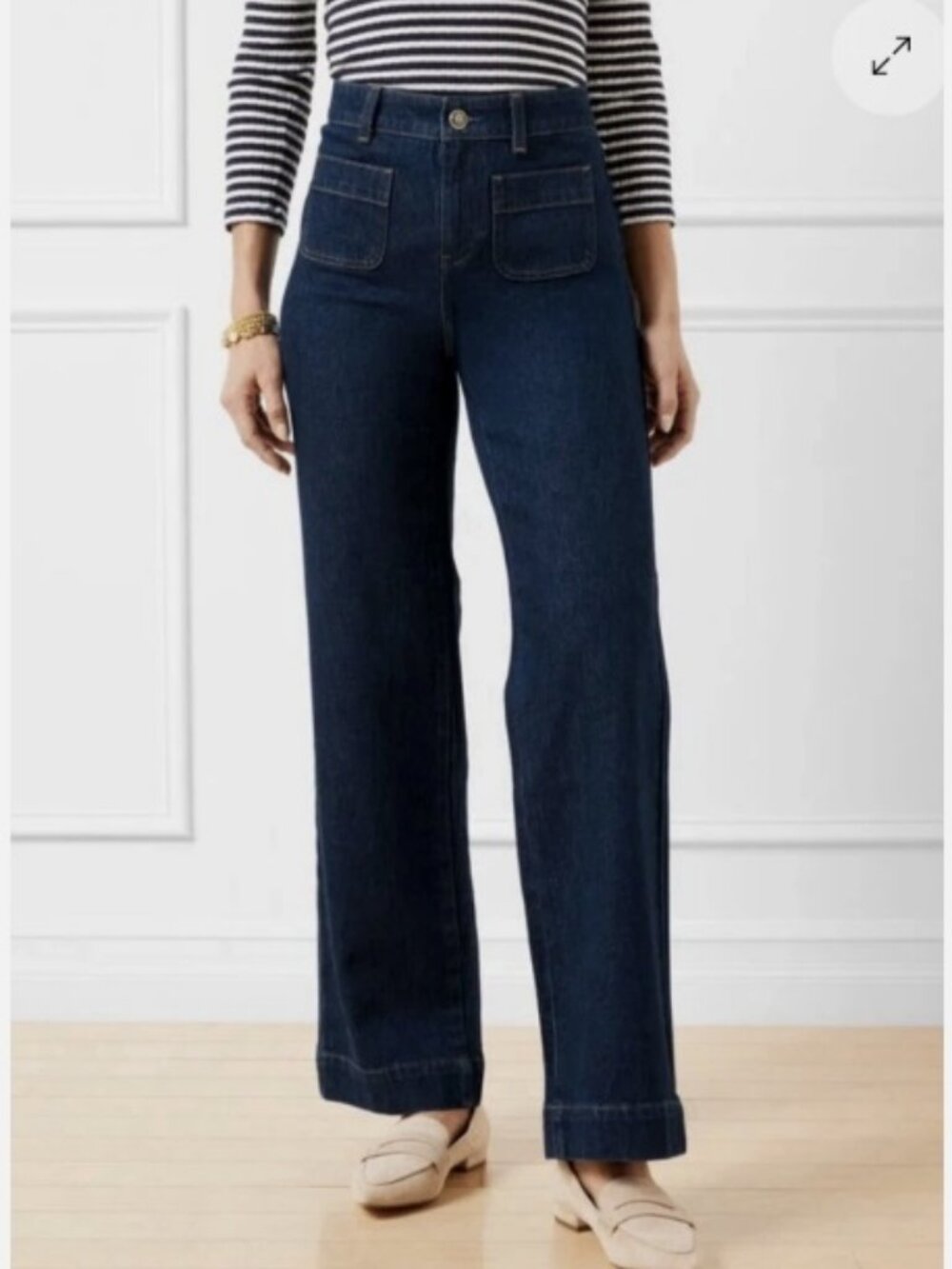 Talbots PATCH POCKET CLASSIC JEAN TROUSERS - ASTORIA WASH